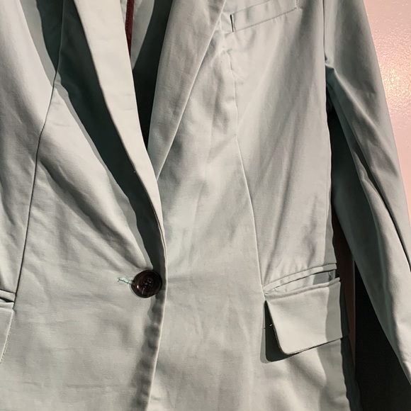 Cue Australia tailored mint green blazer - Picture 4 of 11